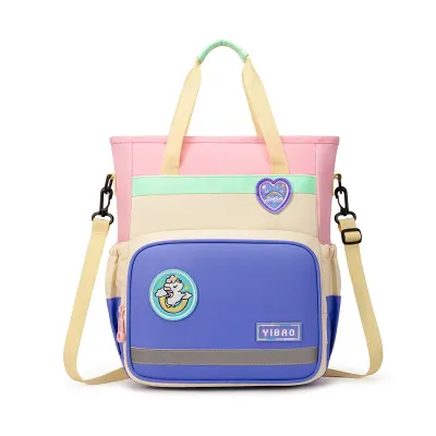 Wing leopard children's three-purpose tutorial bag